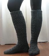 Chunky Knee-High Boot Sock