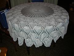 Round Pineapple Tablecloth #7592