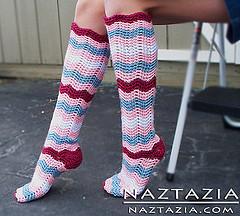 Knee Socks in Crochet
