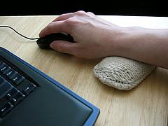 Earthy Mouse Pad Wrist Pillow