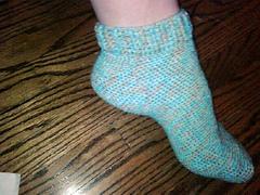 Toe Up Crocheted Sock With Gusset - Basic Pattern