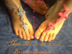 "Meet Me In St. Louis" barefoot sandals