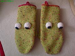 Frog Oven Mittens
