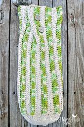 Crochet Ribbed Baby Cocoon