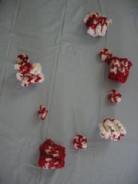 Ribbon candy garland