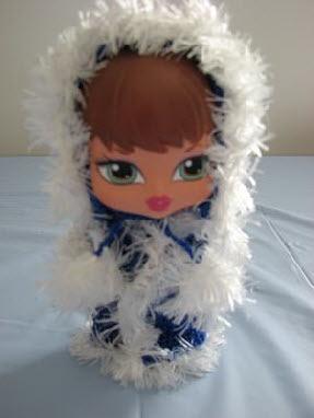 4-inch doll winter coat