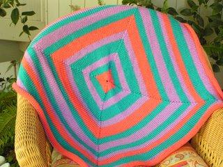 Circular Mitred Square Blanket