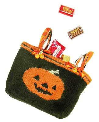 Felted Halloween Trick or Treat Bag