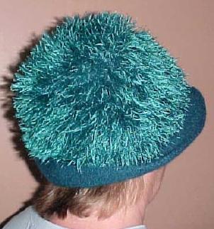 Felted Eyelash Hat