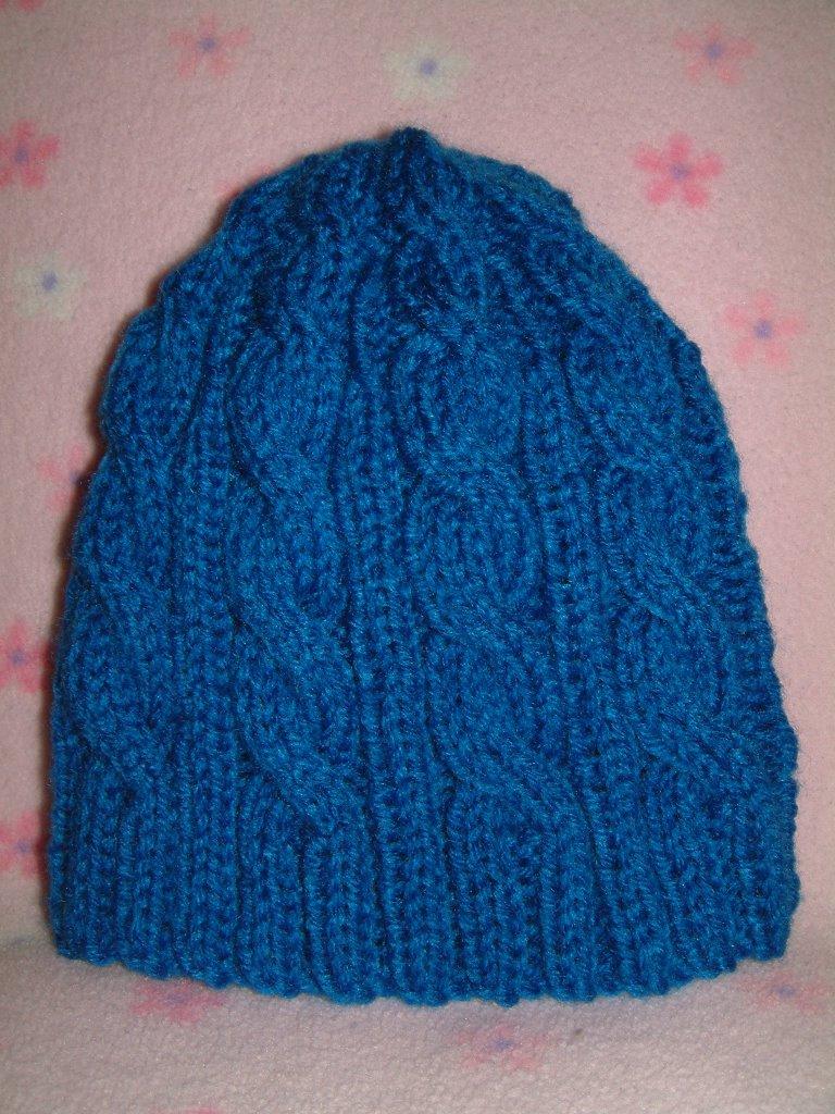 3AM Blue Cable Hat