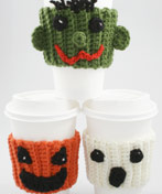 Crochet Halloween Coffee Buddies