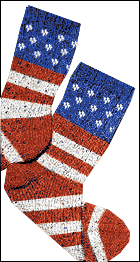 American Flag Socks