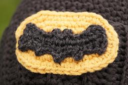 Crocheted Batman Logo