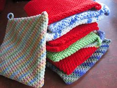 Crochet Folded Potholder