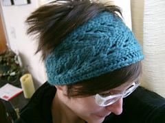 Blue Leaf Headband