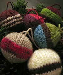 Knitted and Felted Ornaments and Garland