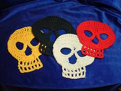 Day of the Dead Crochet Skull
