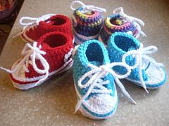 Crochet Baby Converse