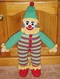 Aussie Jean's Knitted Clown