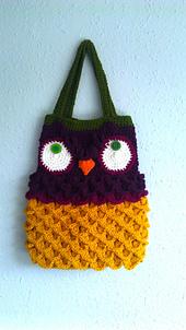 Crochet Owl Bag
