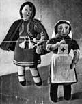 Red Riding Hood and Red Cross Nurse Dolls