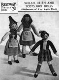 Welsh, Irish and Scots Girl Dolls