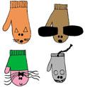 How to Make Mittens into Puppets,
