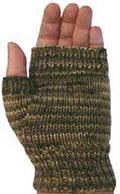 21C Fingerless Mitts in 8 Ply