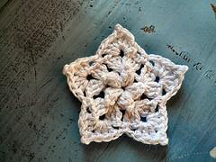 Crochet Puff-Centred Star