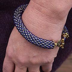 Crochet "Spiral Bead Bracelet"