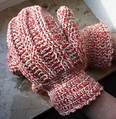 Candy Cane Mittens