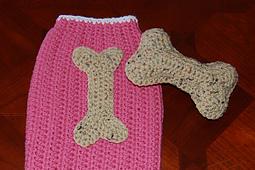 Dog bone Applique' and Toy